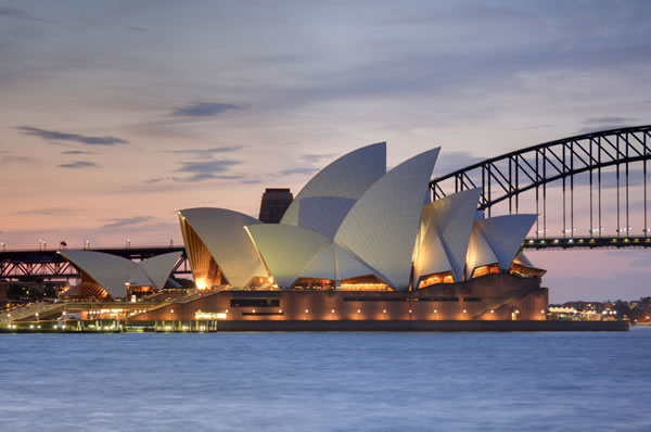 Opera de Sydney vista hotel de lujo Australia