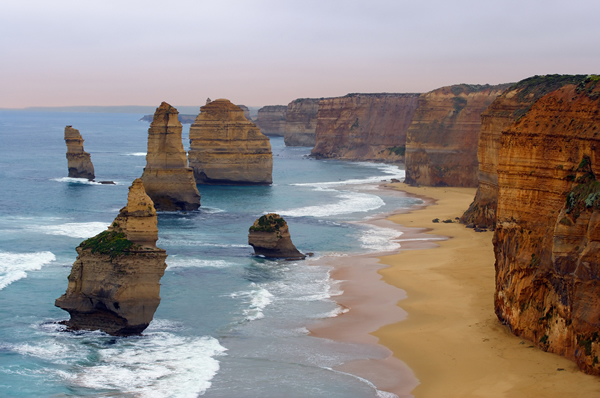 Doce apostoles en Melbourne Australia mar y playa