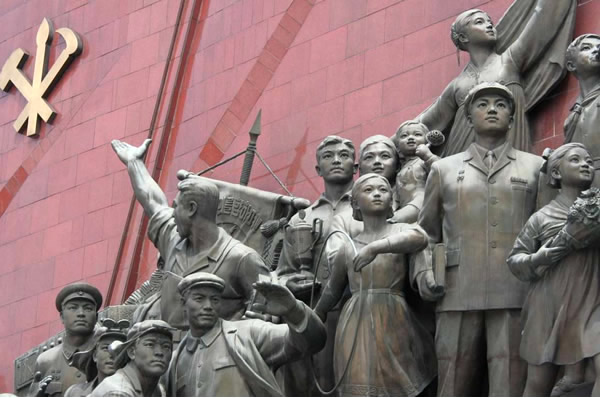 Monumento histórico en Corea del Norte 