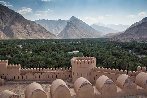 Fuerte de Nizwa exterior Omán