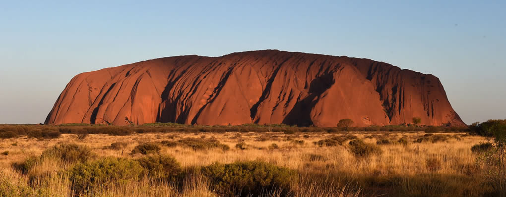 Vista de Uluru Parque Nacional de Uluru-Kata Tjuta