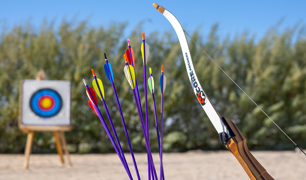 Archery y actividades en el desierto de Abu Dhabi