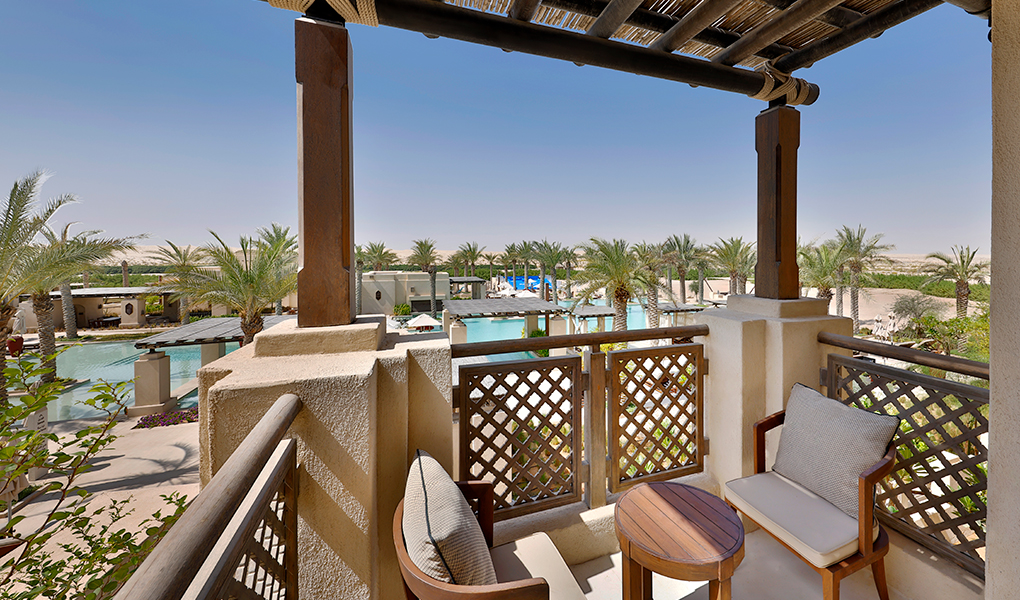 Vistas desde el balcón Al Wathba Desert Resort Abu Dhabi