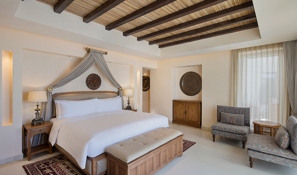 Habitación de la villa privada Al Wathba Desert Resort