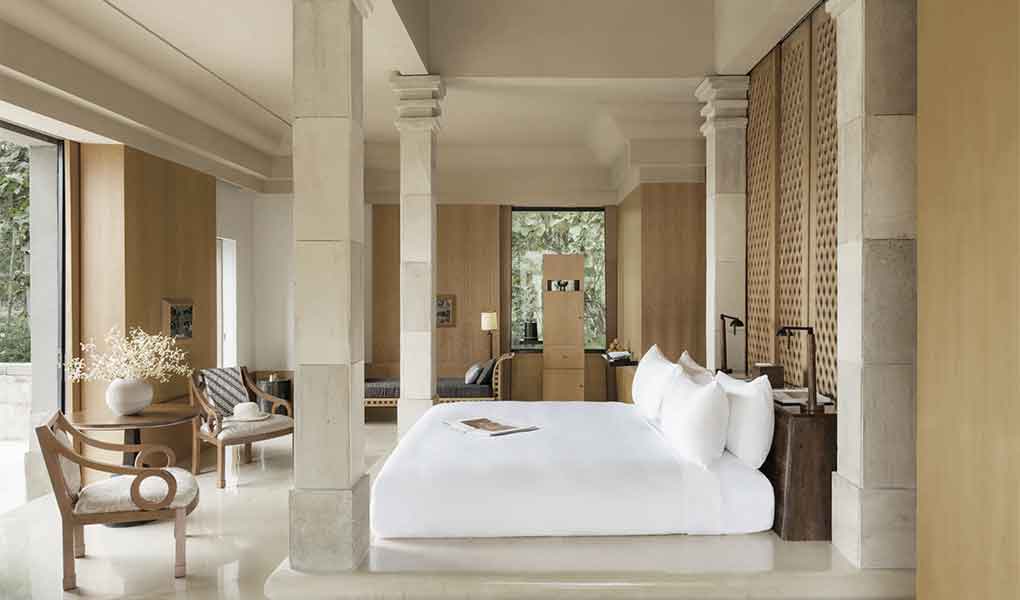 Habitación del hotel Amanjiwo en Java, Borobudur