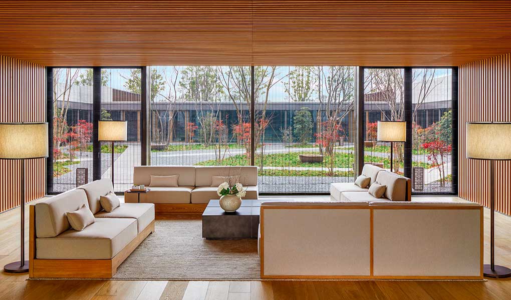 Habitación en madera en China Amanyangyun
