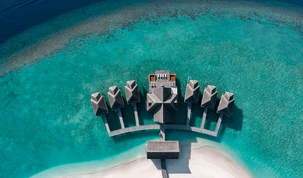 Over Water en Maldivas hotel de lujo