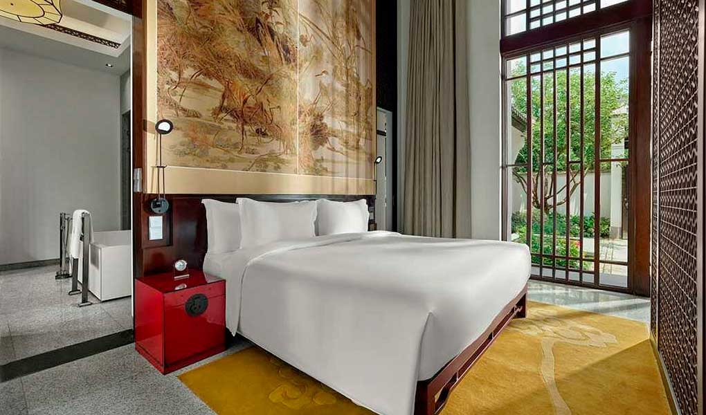 Banyan Tree Hangzhou decoración interior de las habitaciones