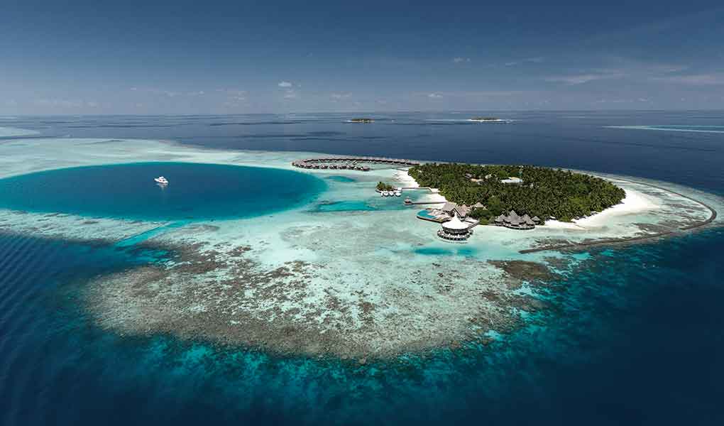 Isla privada en Maldivas en el Atolón Norte de Malé