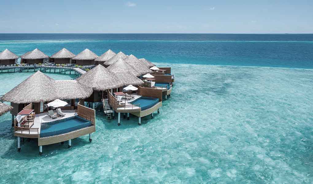 Villas sobre el agua en Maldivas hotel Baros Maldives