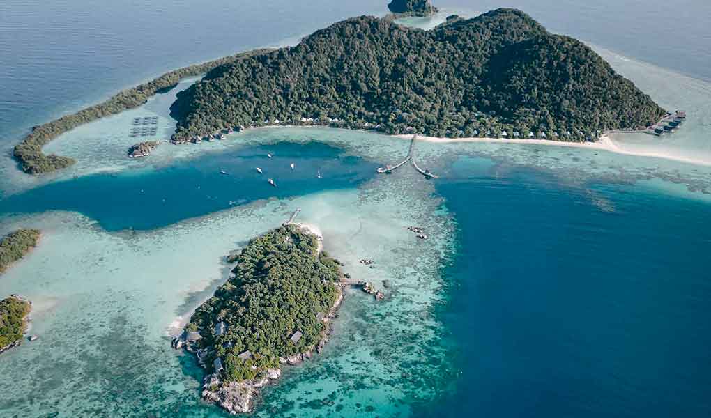 Islas de Bawah Reserve hotel de lujo en Indonesia