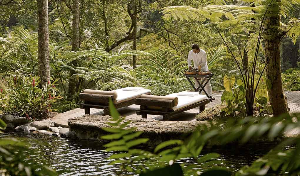 Manantial de agua sagrada COMO Shambhala Estate