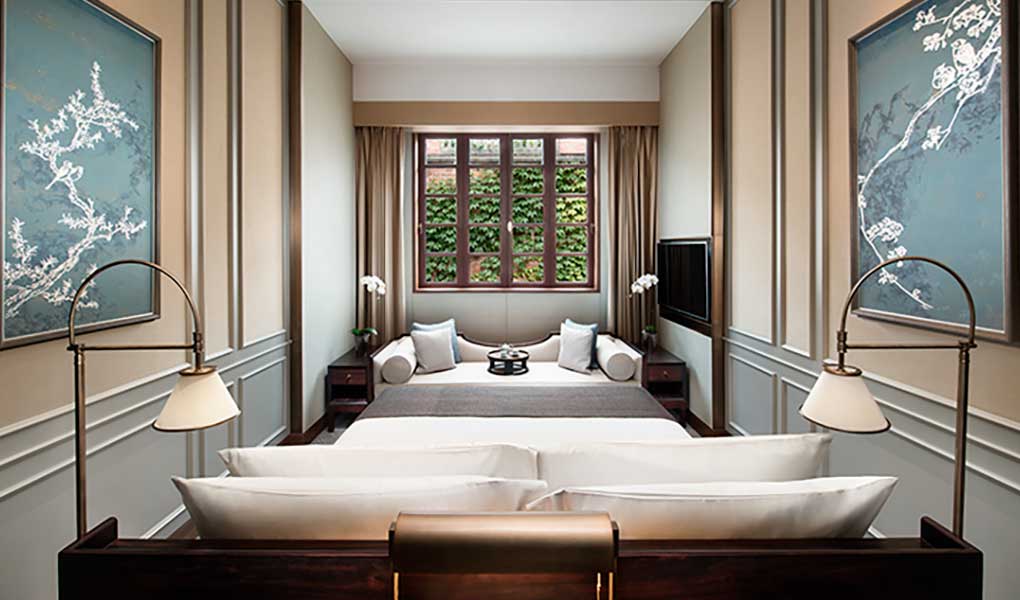 Capella Shanghai Habitación diseño interior