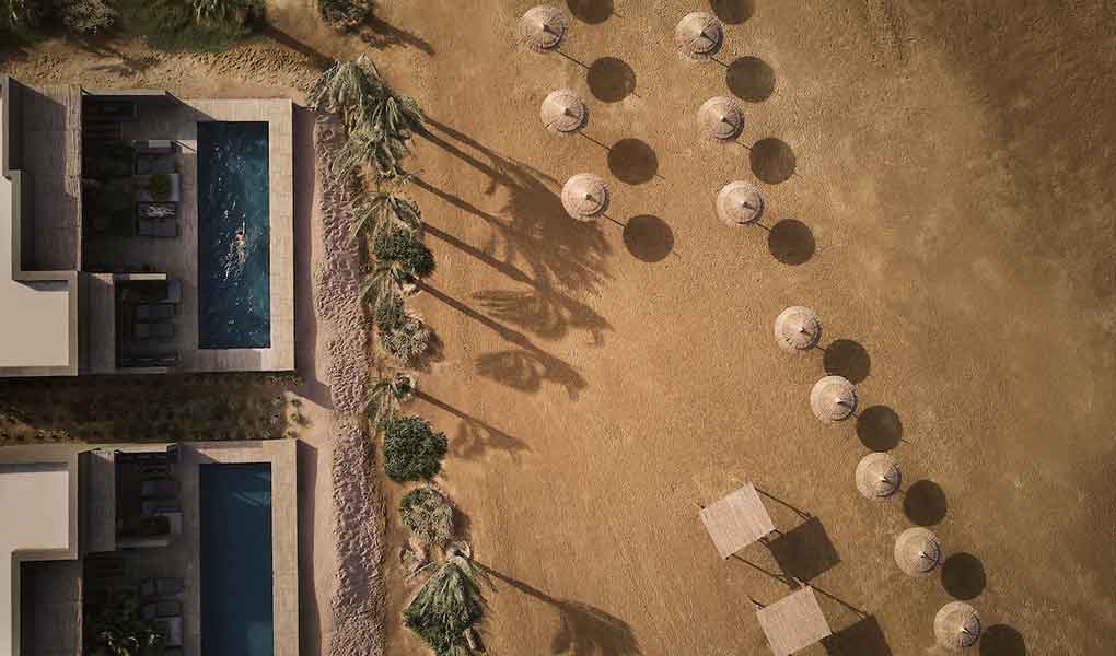 Vistas aéreas hotel Casa Cook en Egipto en El Gouna