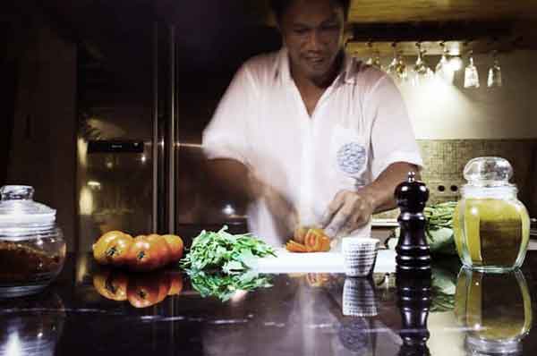 Opciones de comidas en el crucero privado Indonesia