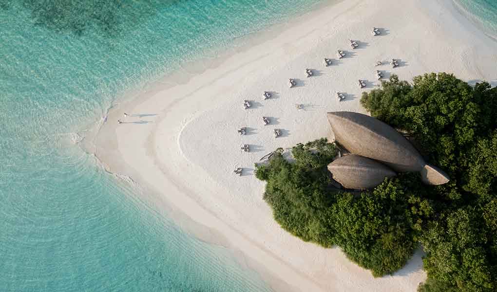 Isla en el Atolón Raa el hotel lujo en Maldivas Dhigali Maldives