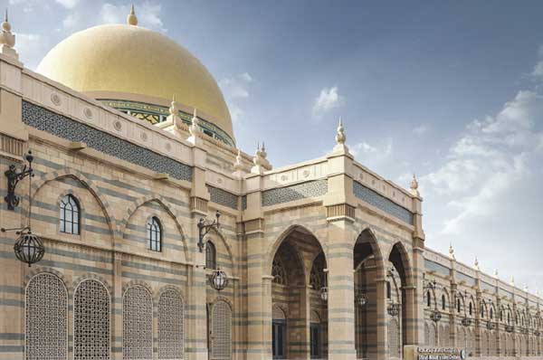 Fachada del Islamic Civilization Museum en Sharjah