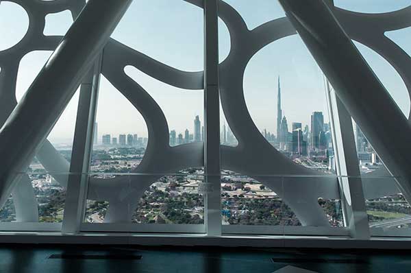 Interior vistas cristal Dubai Frame