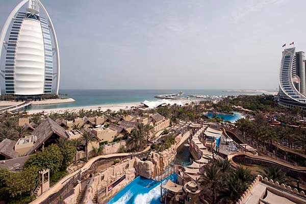 Jumeirah Beach Hotel parque de agua Dubai