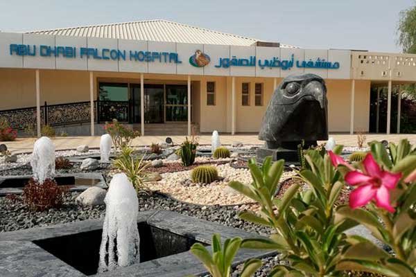 Entrada Abu Dhabi Falcon Hospital en Abu Dhabi