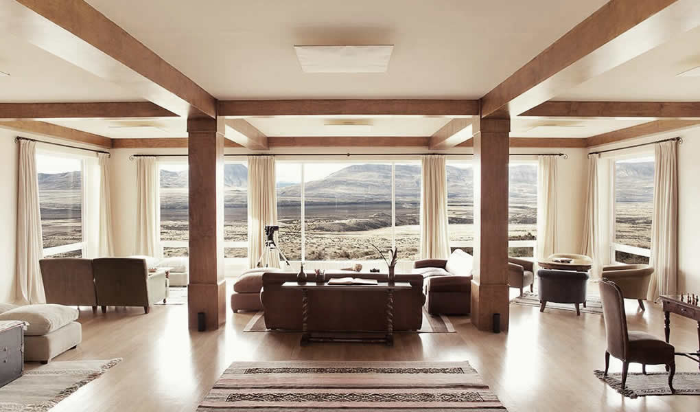 EOLO salón con vistas