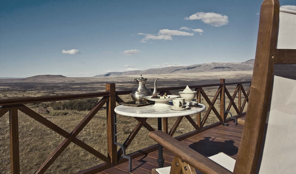 EOLO hora del té y vistas desde el hotel