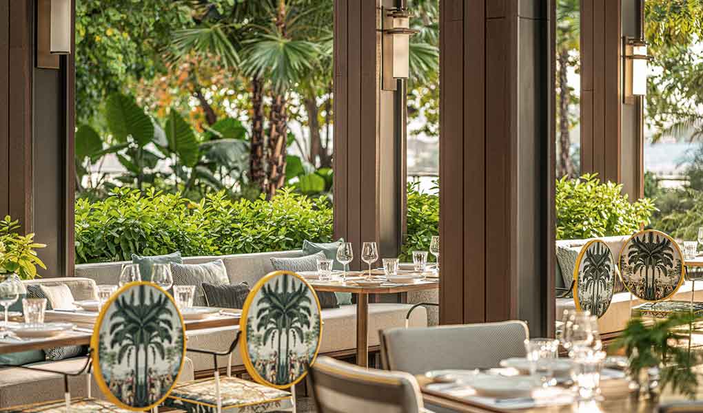 Restaurante Frances del hotel Four Seasons Bangkok Tailandia