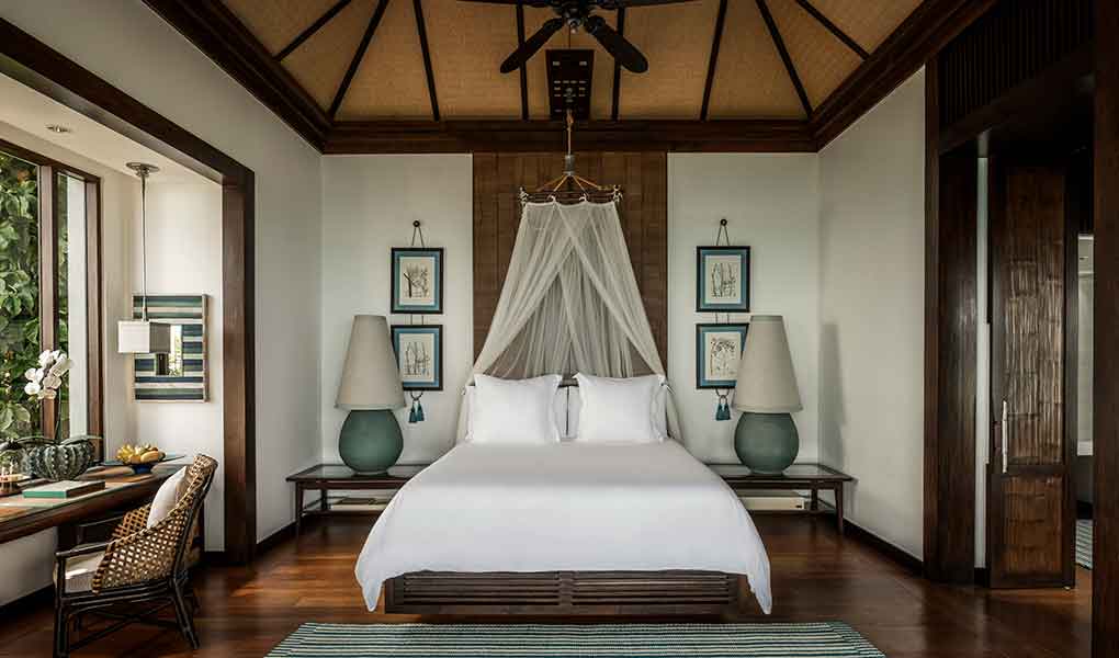 Interior de la villa del hotel Four Seasons Koh Samui