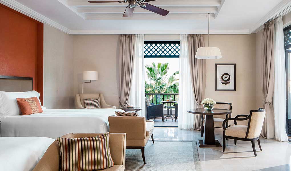 Diseño interior de la segunda habitación del hotel 