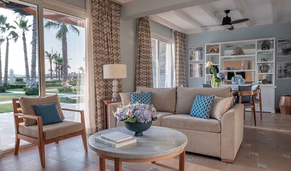 Zonas comunes del hotel Four Seasons Hotel Alexandria en Egipto