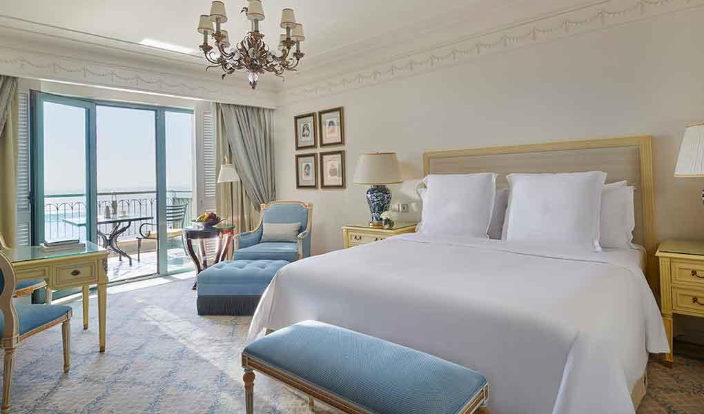 Detalles de la habitación del hotel Four Seasons Hotel Alexandria Egipto