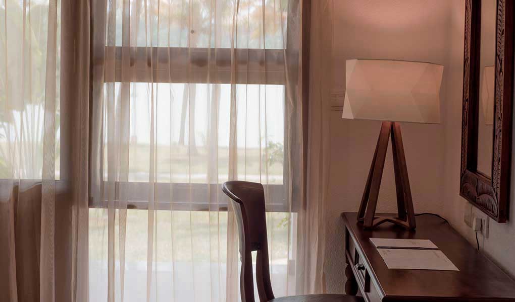 Interior de las habitaciones en Kalari Rasayana