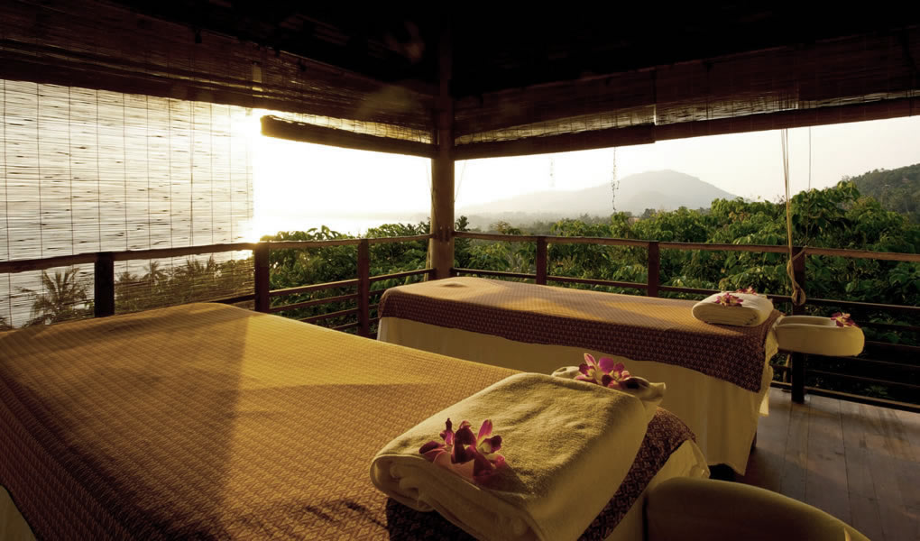 Pabellón de meditación en Kamalaya