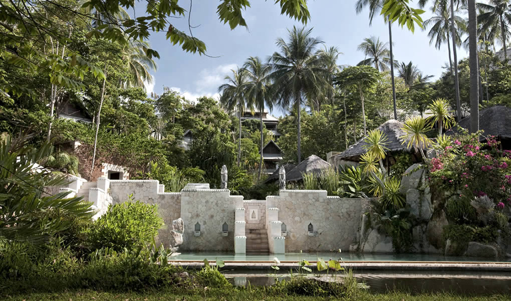 Piscinas Kamalaya Koh Samui Wellness