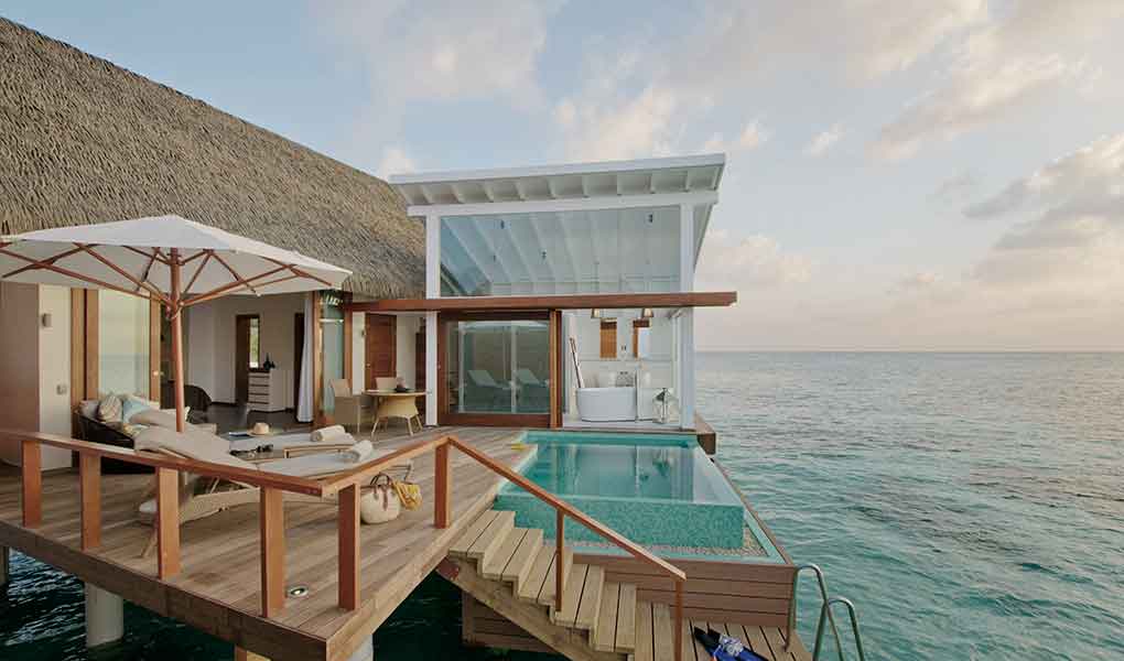 Water Villa privada en Maldivas hotel Kandolhu