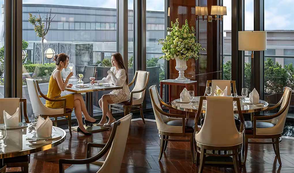 Restaurante del hotel Mandarin Oriental Wangfujing Beijing en China