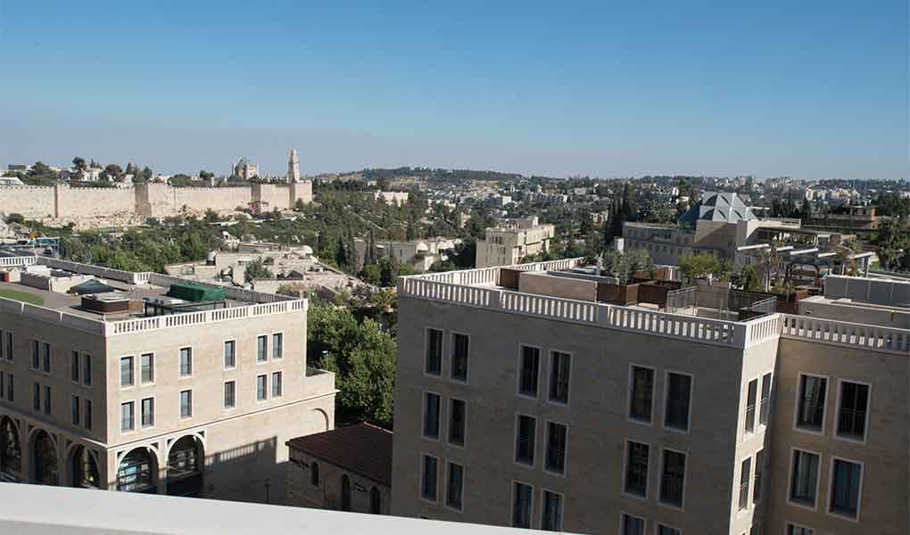 Vistas de la ciudad desde la terraza del hotel