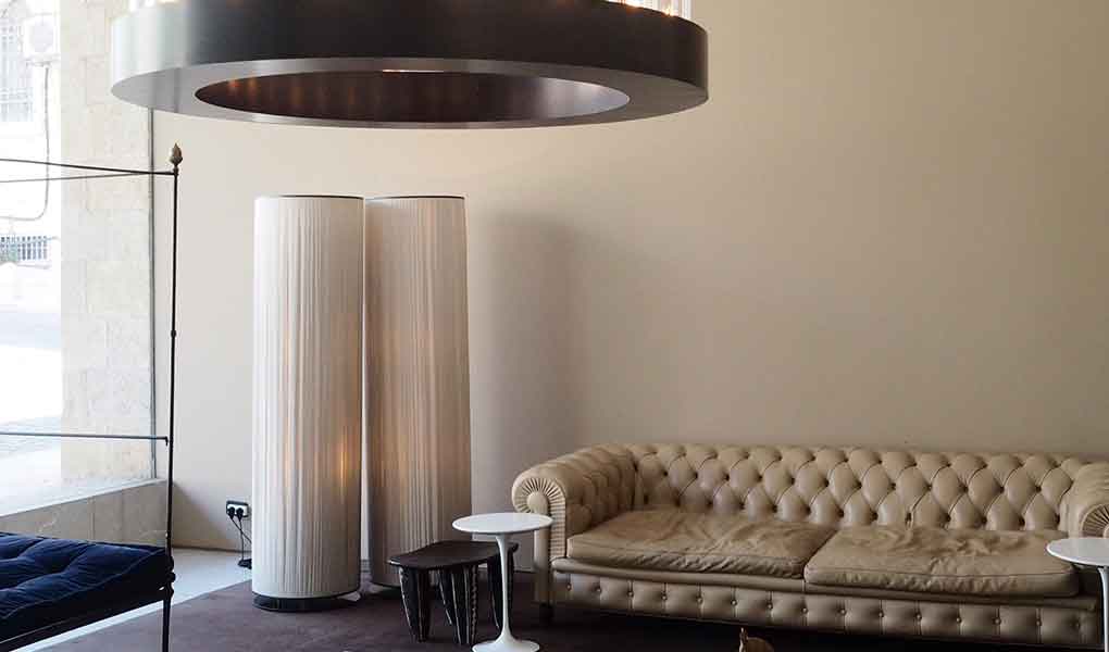 Detalles decorativos del diseño interior hotel de lujo en Israel en Jerusalén