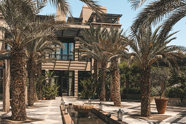 Frente tradicional Marruecos hotel de lujo Four Seasons Marrakech