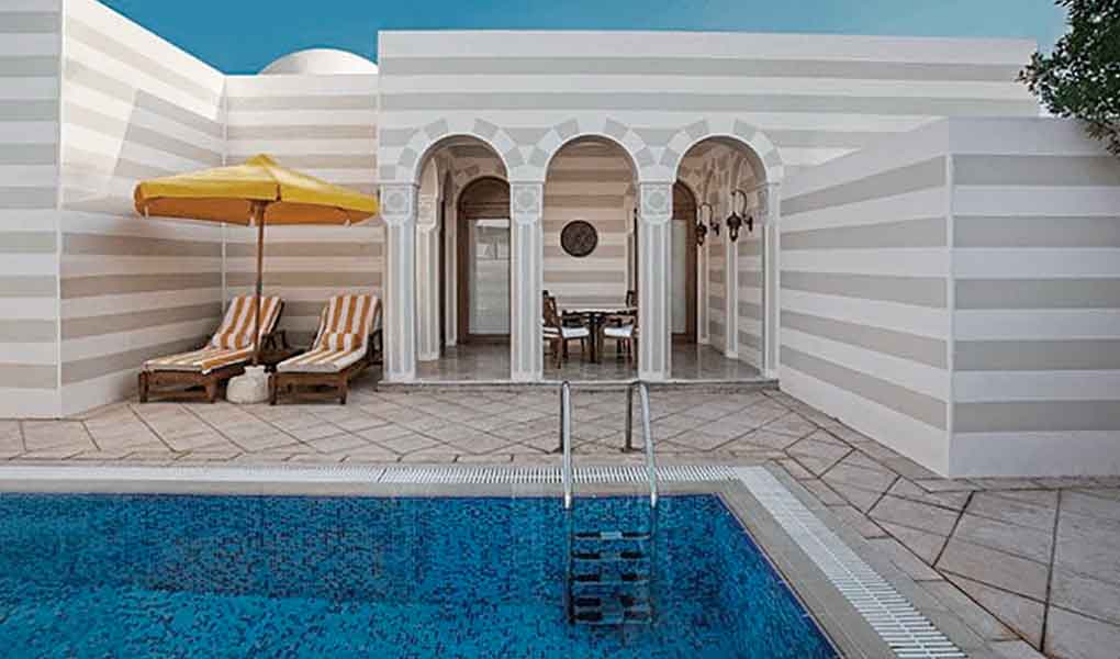 Villa privada con piscina hotel de Egipto