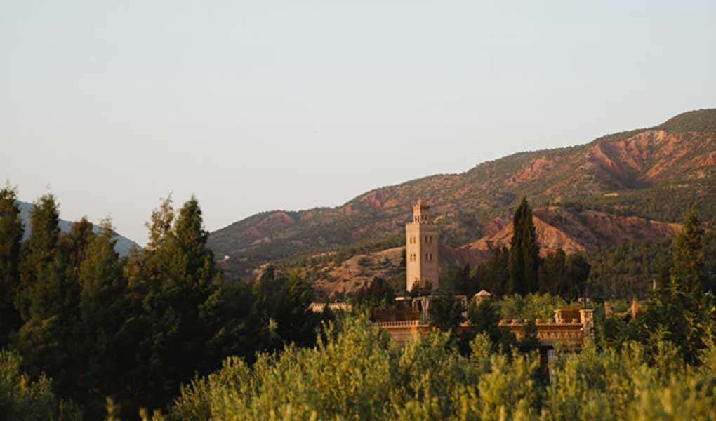 Vistas a las montañas en Olinto Atlas Mountain Retreat