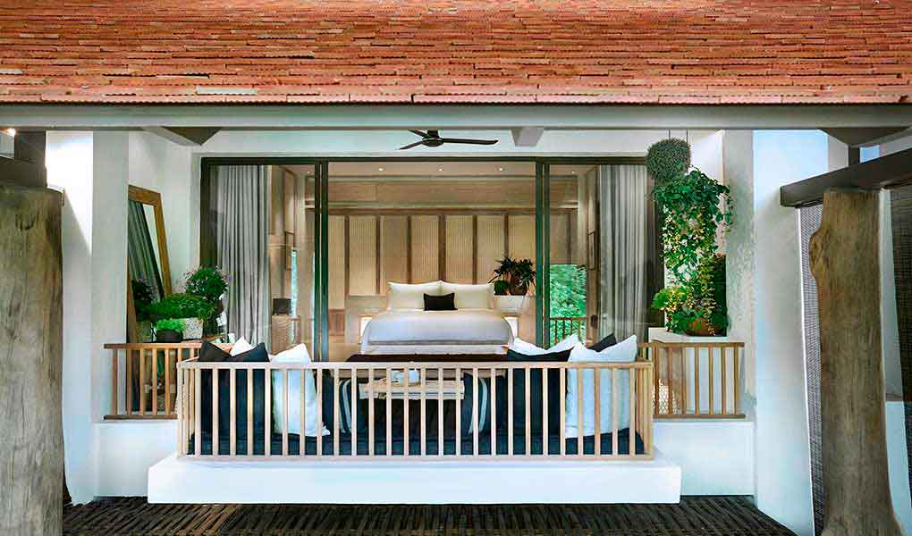 Vistas de la habitación desde el balcón Chiang Mai