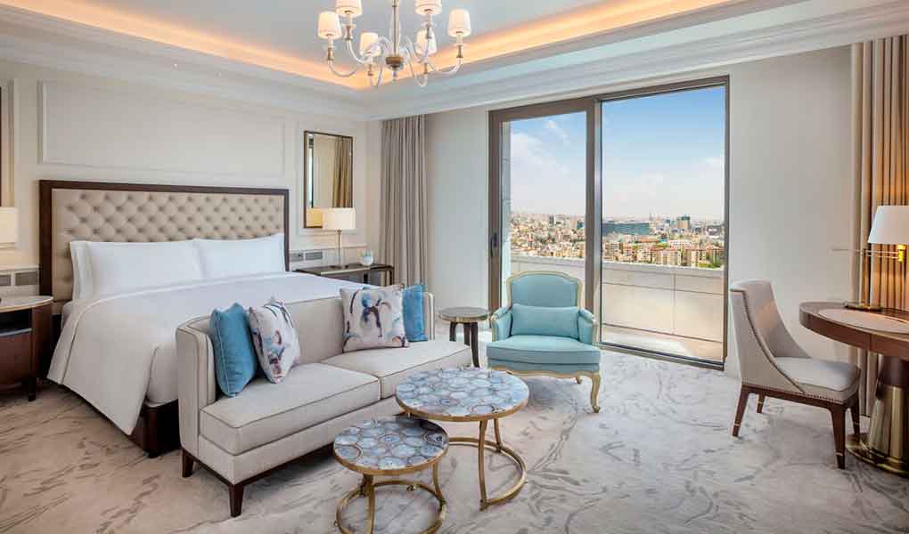 Habitación con vistas a la ciudad The Ritz-Carlton Amman lujo