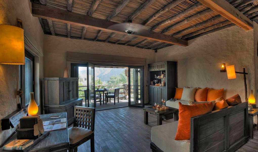 Detalles de la decoración con madera