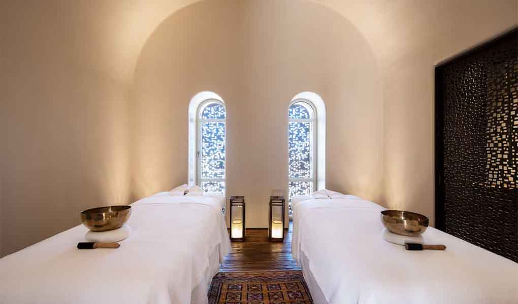 Cabinas de tratamiento del Six Senses Spa Shaharut