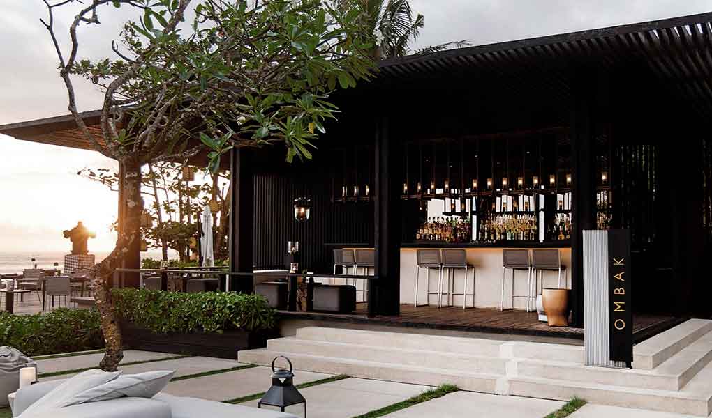 Restaurante del hotel de lujo en Indonesia Soori Bali