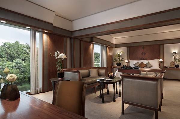 Interior de la habitación hotel The Sukhothai Bangkok