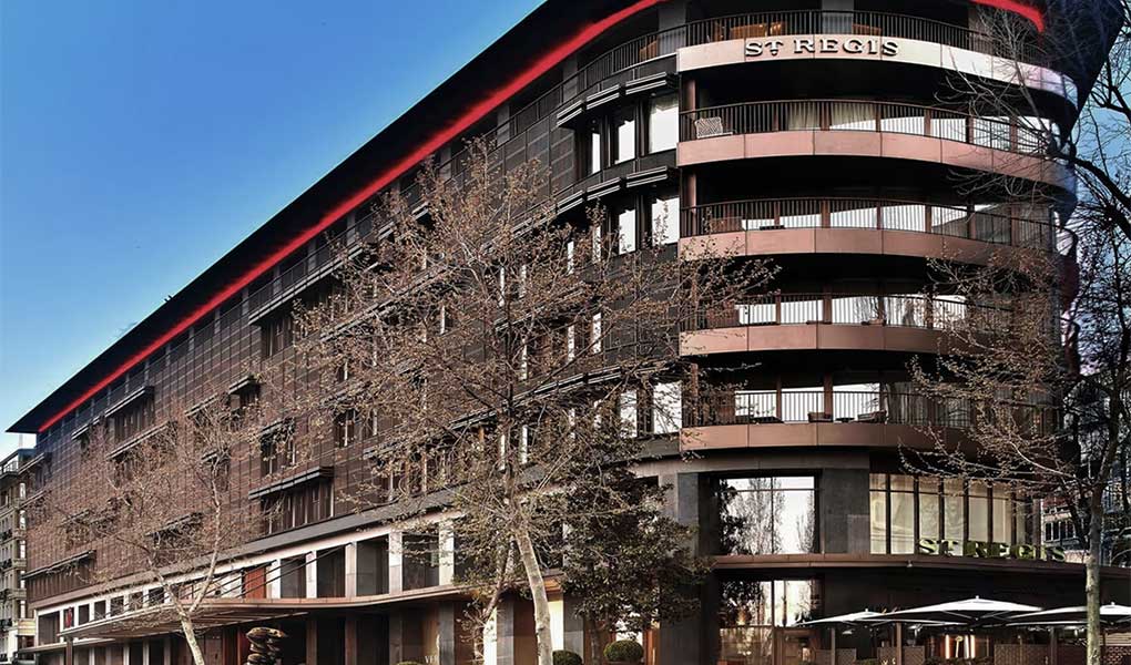 Fachada Art Deco exterior del hotel lujo Turquía The St. Regis Istanbul