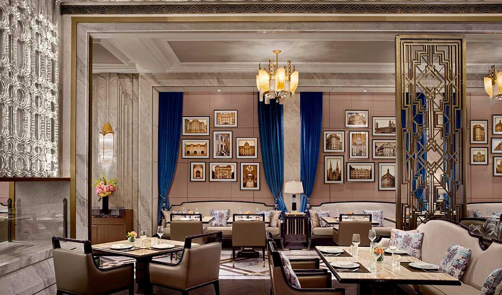 Restaurante del hotel The St. Regis on the Bund en China