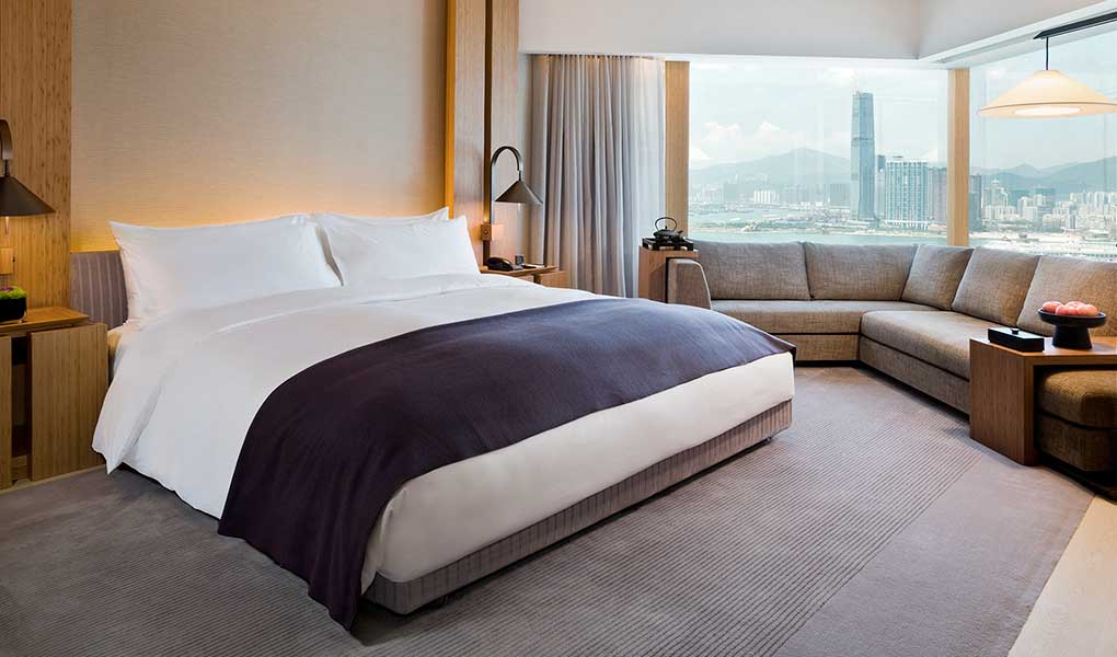 Habitación del hotel The Upper House en Hong Kong